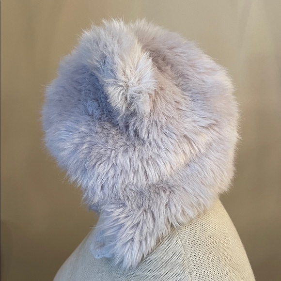 Restoration Hardware LUXE Fur Baby Animal Hood - Grey - 12 Months NWT - Picture 6 of 17